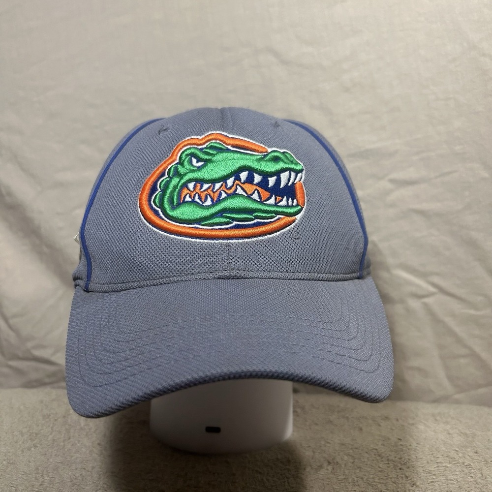 University of Florida Gators Top of the World Fitted OSFA Hat Cap NCAA Gray Blue
